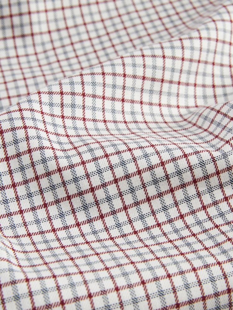 Neutral Check Regular Fit Cotton Shirt - Image 8 of 8