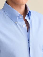 Blue Dobby Slim Fit Heritage Formal Shirt - Image 5 of 7