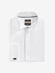 Biały - Signature Canclini Made In Italy Double Cuff Shirt - Image 4 of 5