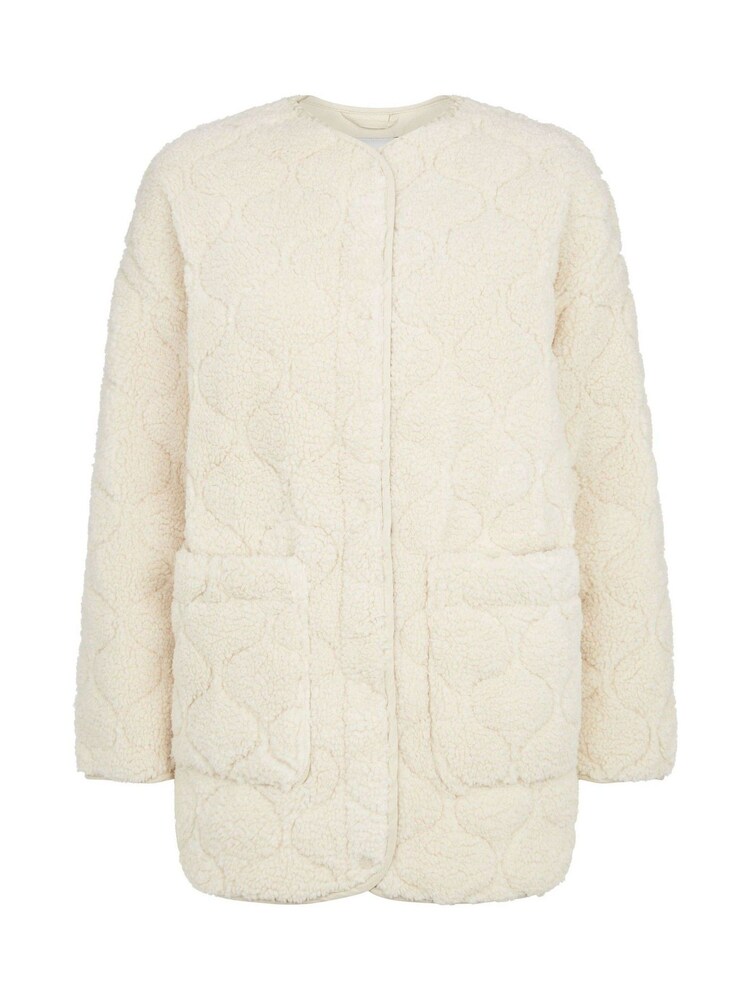 F&F FW Bridge Wren Cream Quilted Teddy Jacket - Image 8 of 8 F&F FW Bridge Wren Cream Quilted Teddy Jacket - Image 8 of 8