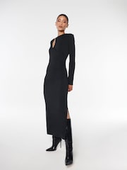 F&F FW Bridge Nadia Black Cut-Out Dress - Image 5 of 7