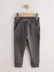 Khaki/Grey/Blue Skinny Fit Joggers 5 Pack (3mths-7yrs) - Image 4 of 11