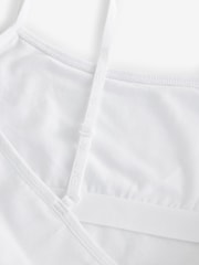 White Cami Vest With Inner Crop Top (9-16yrs) - Image 4 of 4