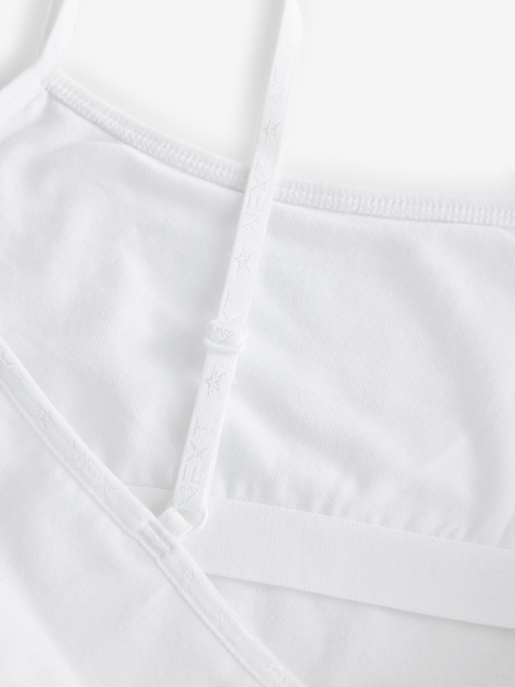 White Cami Vest With Inner Crop Top (9-16yrs) - Image 4 of 4
