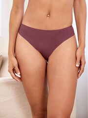 Dunkellila - Gebundene Mesh No Vpl Slips - Bild 1 von 1