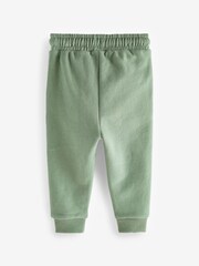 Khaki Green Soft Touch Jersey Joggers (3mths-7yrs) - Image 2 of 3