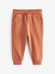 Rust Brown Soft Touch Jersey Joggers (3mths-7yrs) - Image 1 of 3
