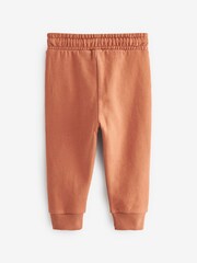 Rust Brown Soft Touch Jersey Joggers (3mths-7yrs) - Image 2 of 3