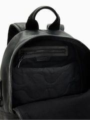 AllSaints Black Carabiner Backpack - Image 5 of 6