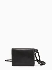 AllSaints Black Trifold Wallet - Image 3 of 7