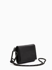 AllSaints Black Trifold Wallet - Image 4 of 7