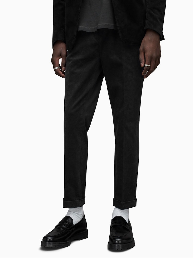 AllSaints Black Kiels Trousers - Image 1 of 5 AllSaints Black Kiels Trousers - Image 1 of 5