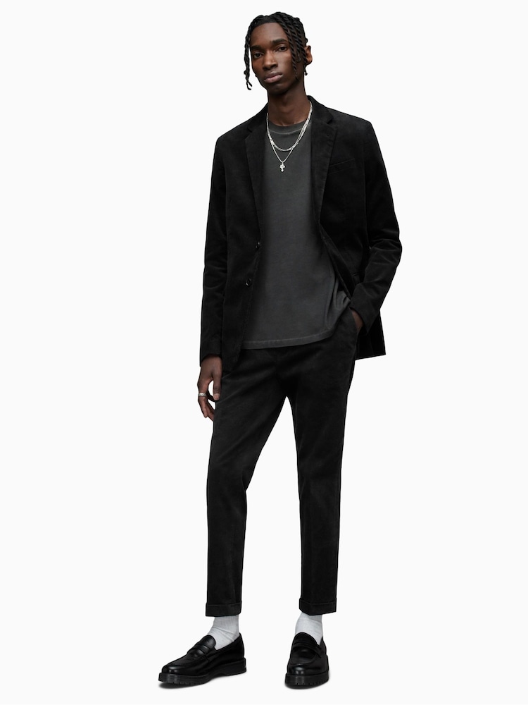 AllSaints Black Kiels Trousers - Image 2 of 5 AllSaints Black Kiels Trousers - Image 2 of 5