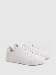 MOSS White Leather Trainers - Image 1 of 4
