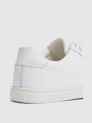 MOSS White Leather Trainers - Image 4 of 4