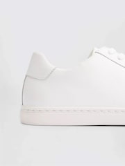 MOSS White Leather Trainers - Image 5 of 5
