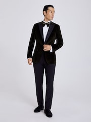 MOSS Green 100% Cotton Tailored Fit Jacket - Image 3 of 3