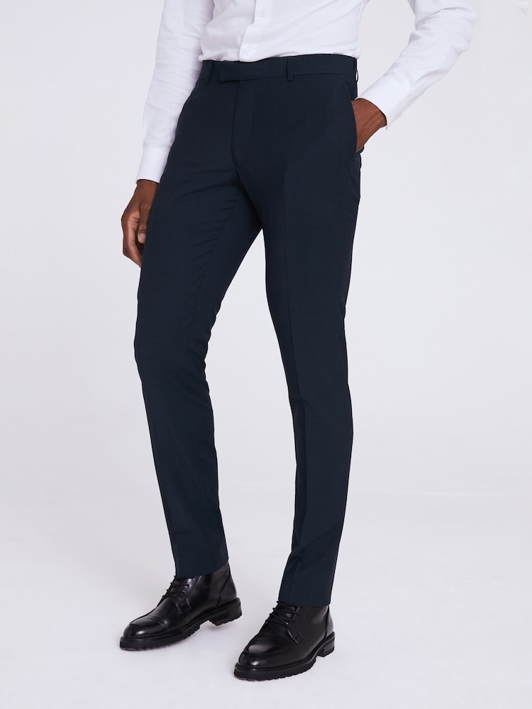DKNY Slim Fit Bottle Green Suit: Trousers - Image 1 of 3