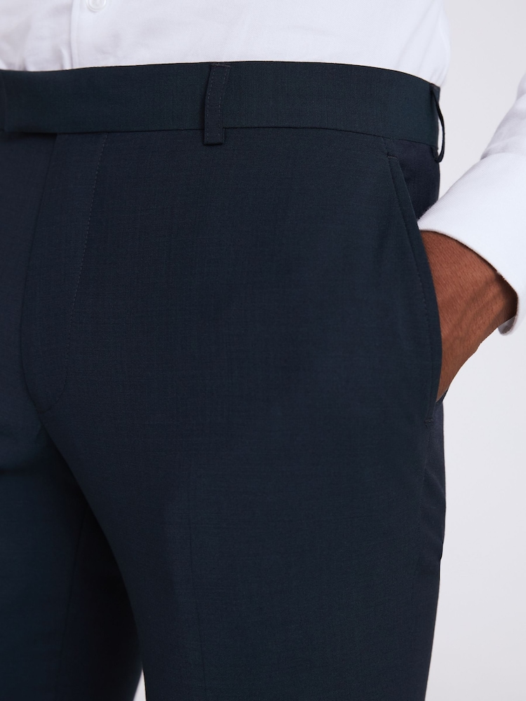 DKNY Slim Fit Bottle Green Suit: Trousers - Image 3 of 3