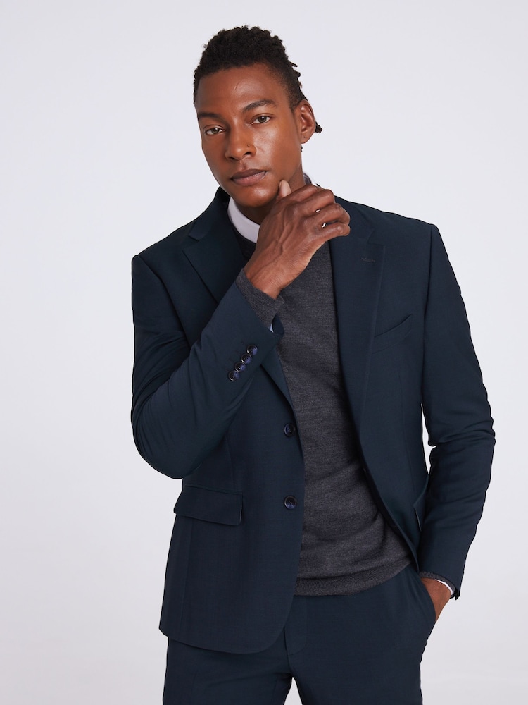 DKNY Slim Fit Bottle Green Suit: Jacket - Image 1 of 4