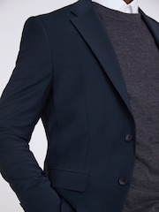 DKNY Slim Fit Bottle Green Suit: Jacket - Image 4 of 4