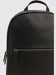 MOSS Black Saffiano Backpack - Image 3 of 4