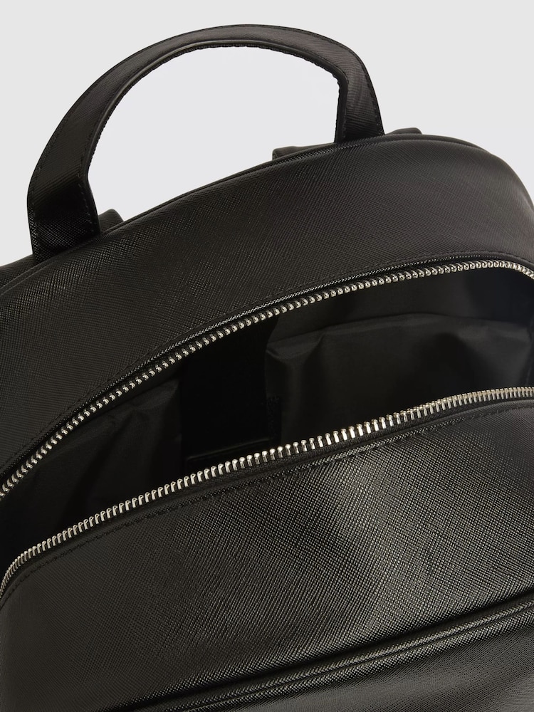 MOSS Black Saffiano Backpack - Image 4 of 4
