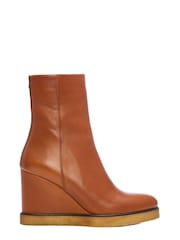 Moda In Pelle Ambaline Wedge Heeled Ankle Boots - Image 1 of 3