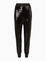 AllSaints Soraya Black Sequin Trousers - Image 6 of 6