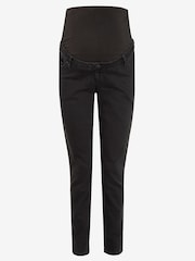 JoJo Maman Bébé Black Slim Boyfriend Maternity Jeans - Image 4 of 4