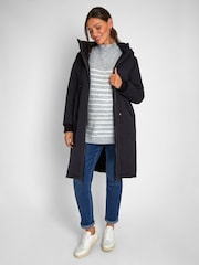 JoJo Maman Bébé Black 2-in-1 Cosy Maternity Parka - Image 3 of 5