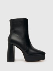Schuh Bloom Black Platform Boots - Image 1 of 4