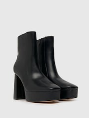 Schuh Bloom Black Platform Boots - Image 2 of 4