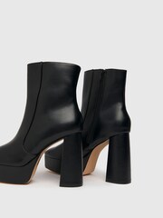 Schuh Bloom Black Platform Boots - Image 3 of 4