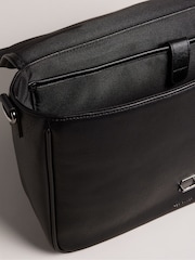Ted Baker Black Wayvees House Check PU Satchel Bag - Image 5 of 5