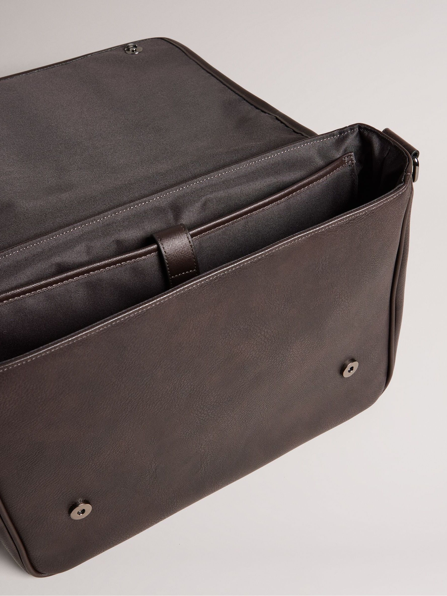 Buy Ted Baker Brown Wayvon House Check PU Messenger Bag from Next Germany