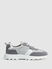 Reiss Grey Evo Lite Running Trainers - Image 1 of 5