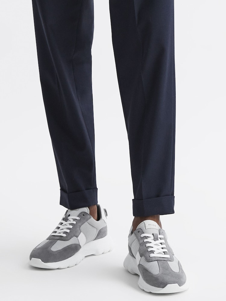 Reiss Grey Evo Lite Running Trainers - Image 2 of 5