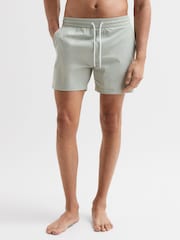 Mintgrün - Reiss Beach Unifarbene Badehose mit Kordelzug - Bild 1 von 7