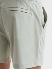 Mintgrün - Reiss Beach Unifarbene Badehose mit Kordelzug - Bild 6 von 7