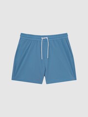 Reiss Royal Blue Beach Plain Drawstring Swim Shorts - Image 2 of 7