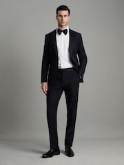 Pantalones de esmoquin de corte moderno Poker de Reiss - Imagen 6 de 8