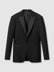 Veste de smoking Reiss Poker coupe classique à simple boutonnage - Image 2 de 10