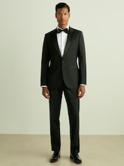 Veste de smoking Reiss Poker coupe classique à simple boutonnage - Image 3 de 10