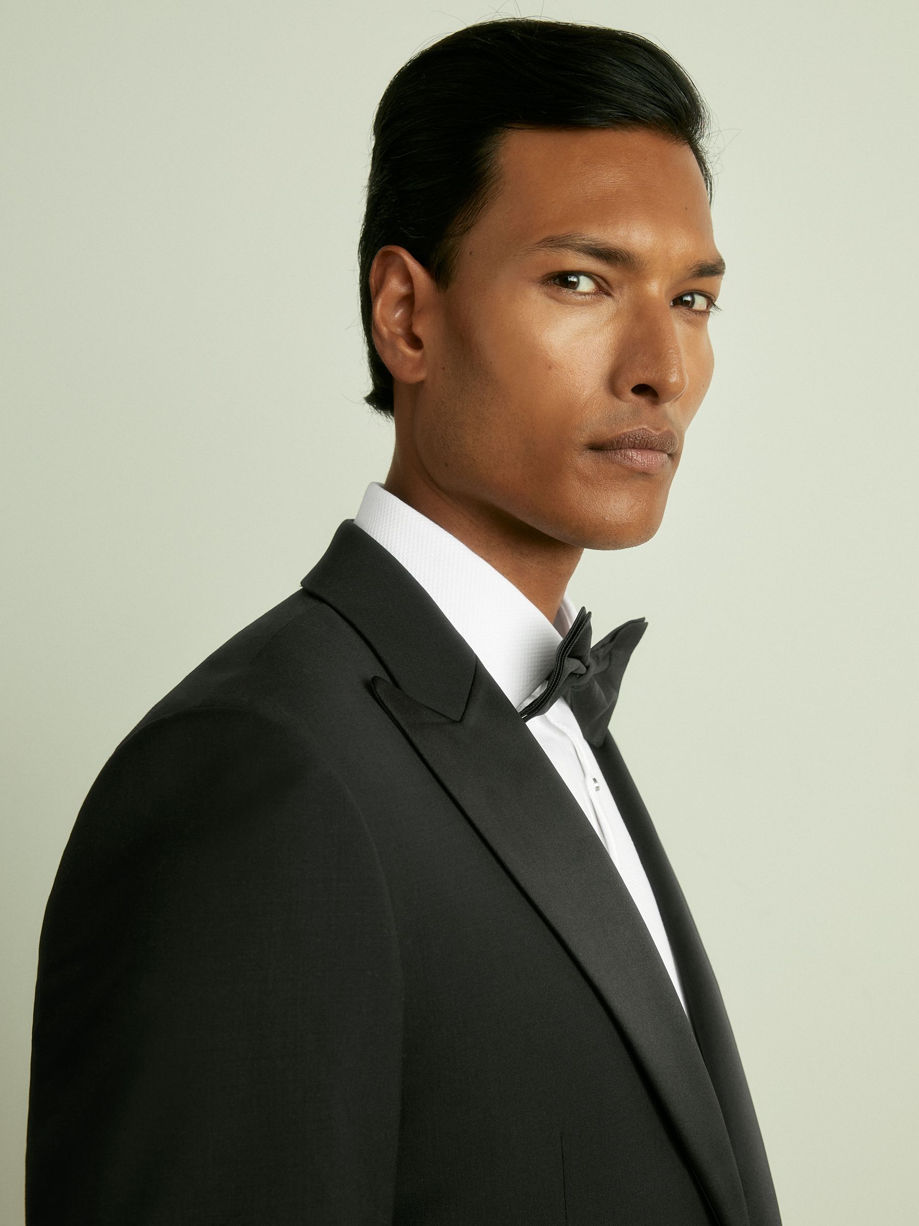Buy Reiss Black Poker Regular Fit Single Breasted Tuxedo