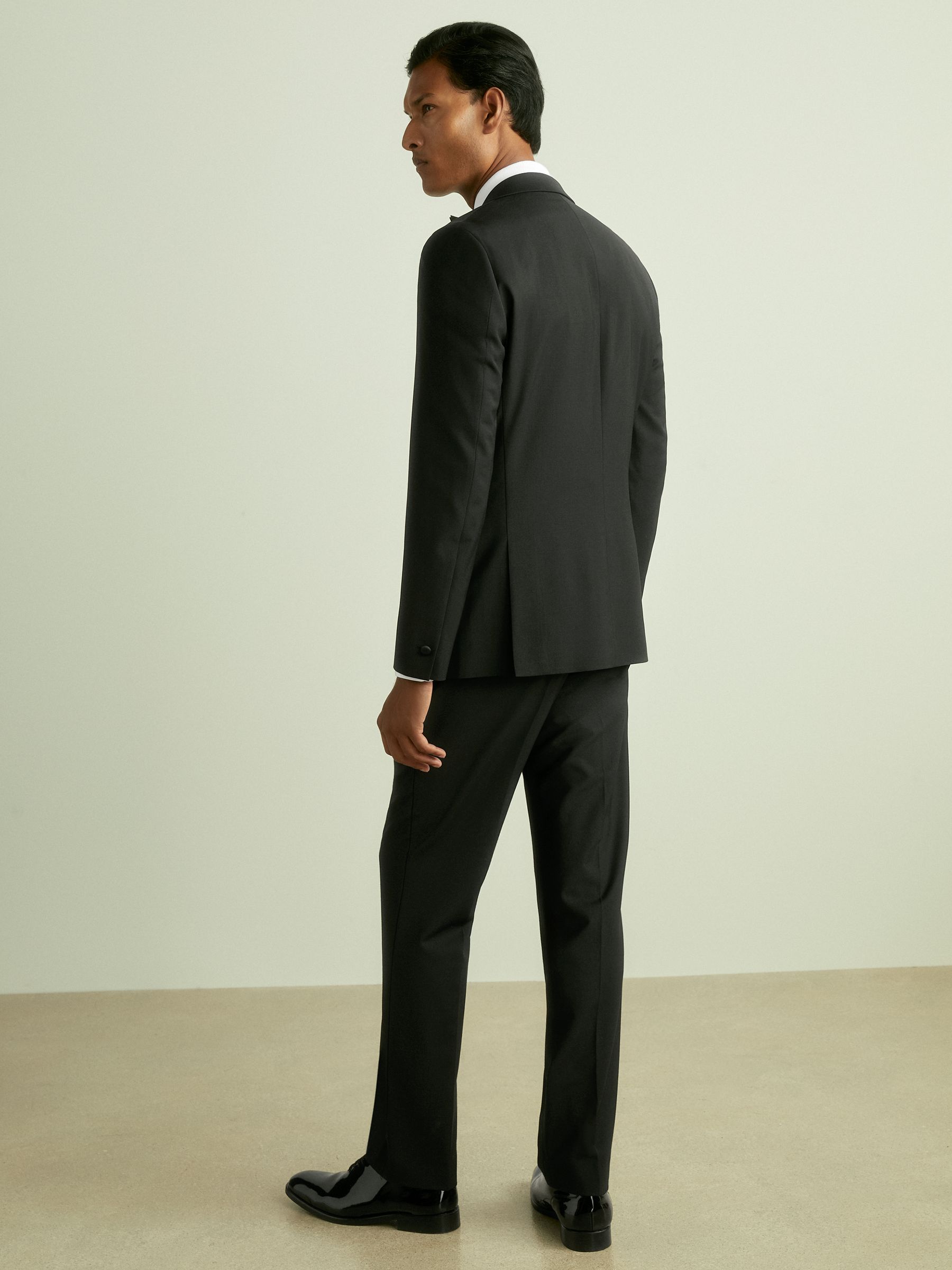Buy Reiss Black Poker Regular Fit Single Breasted Tuxedo