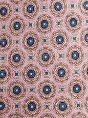 Reiss Soft Rose Asolo Silk Medallion Print Tie - Image 5 of 5
