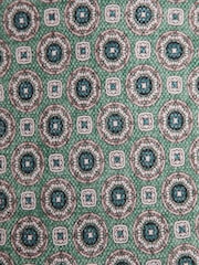 Reiss Sea Green Asolo Silk Medallion Print Tie - Image 5 of 5