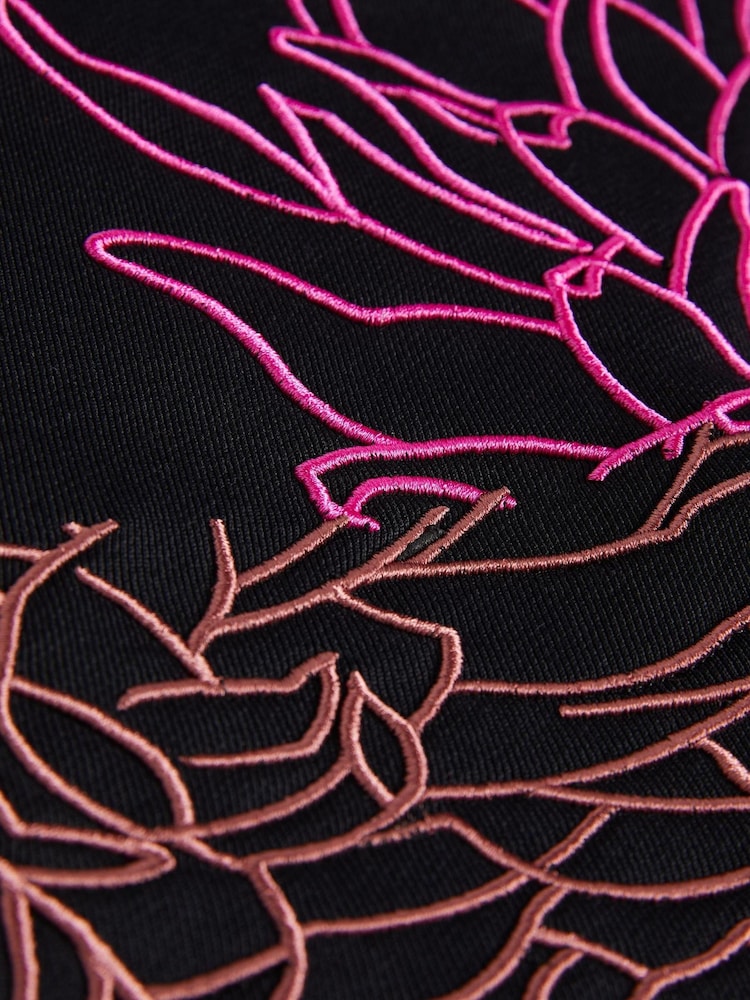 Ted Baker Genno Black Graphic Sweatshirt - Image 5 of 5