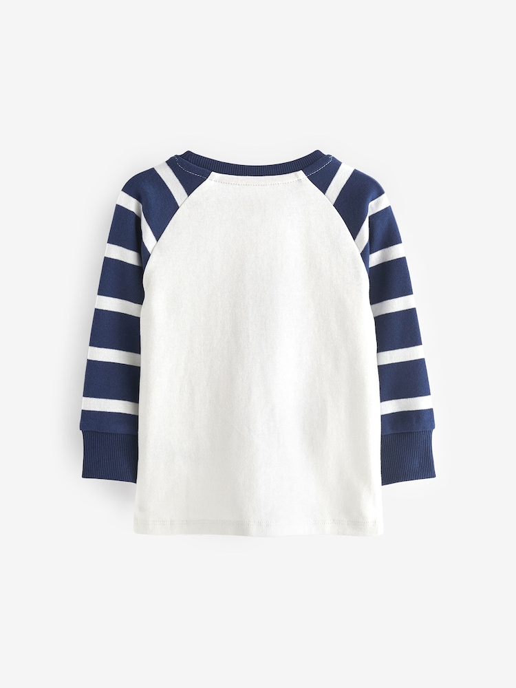 Rot/Blau mit Londoner Doppeldeckerbussen - Kuschelpyjamas im 3er-Pack (9 M.–8 J.) - Bild 3 von 3